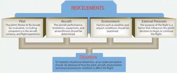 Aviation Instructor's Handbook, PAVE Checklist Components