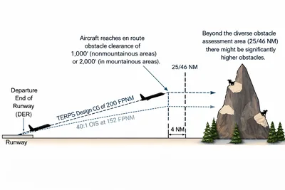 Diverse Departure Obstacle Assessment