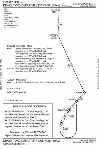DRAKE TWO (OBSTACLE) (RNAV)