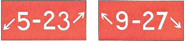Holding Position Sign for a Taxiway that Intersects the Intersection of Two Runways