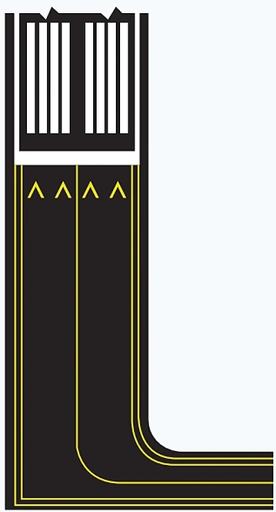 Relocated Runway Threshold