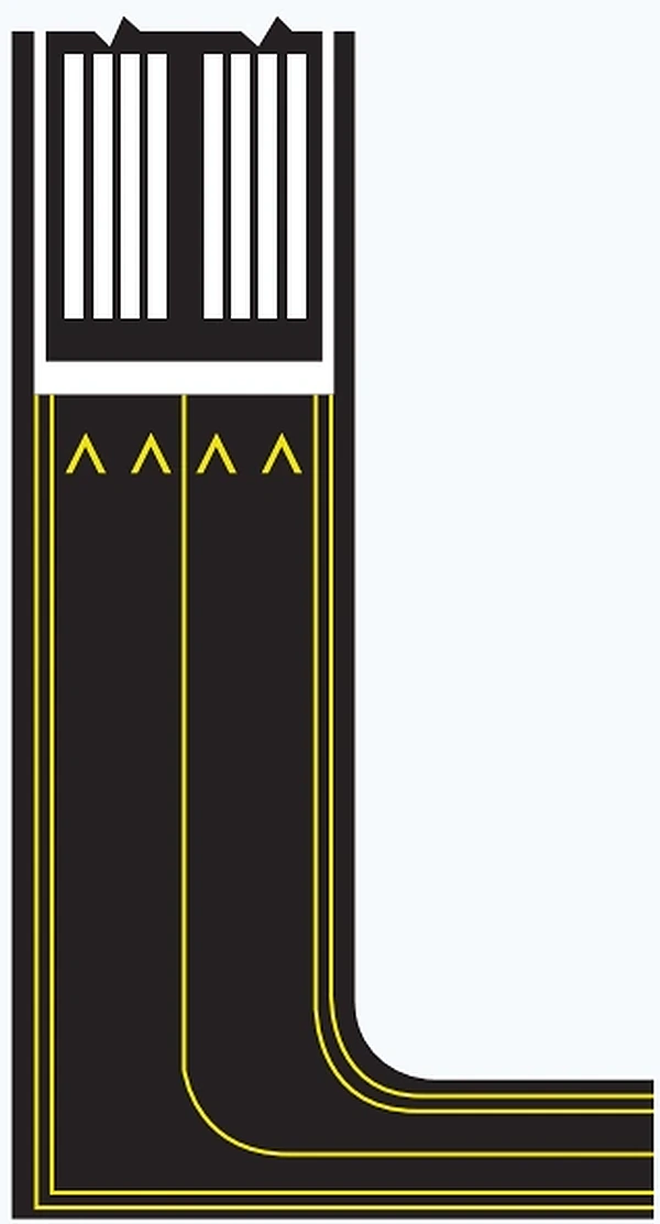 Relocated Runway Threshold