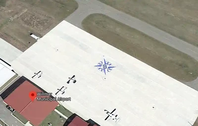 Willmar Municipal Airport Compass Rose