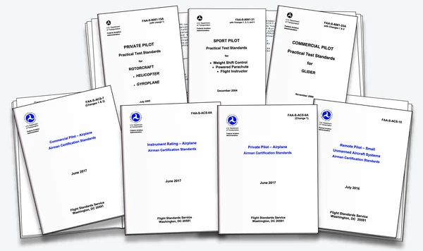 Acceptable standards in all subject matter areas, procedures, and maneuvers are included in the appropriate Airman Certification Standards (ACS)/Practical Test Standards (PTS).