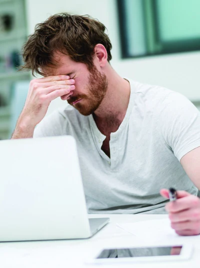 A learner with marked changes in mood during different lessons, such as excellent morale followed by deep depression, is indicative of an abnormal reaction to stress.