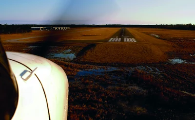 Pilot practices cross-wind landings repeatedly to improve performance.