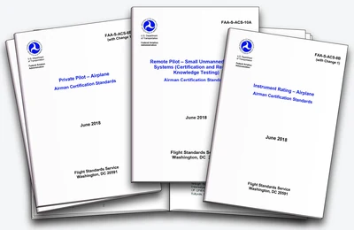 Examples of Airman Certification Standards.