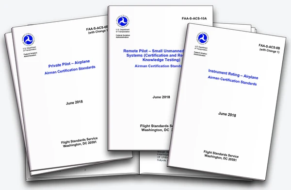 Examples of Airman Certification Standards.