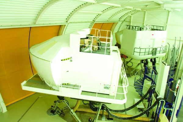 Flight simulator.