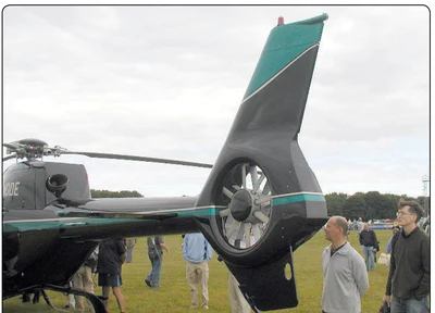 Fenestron fan-in-tail antitorque system.
