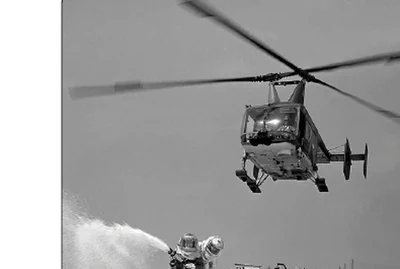 HH-43 Huskie with intermeshing rotors.