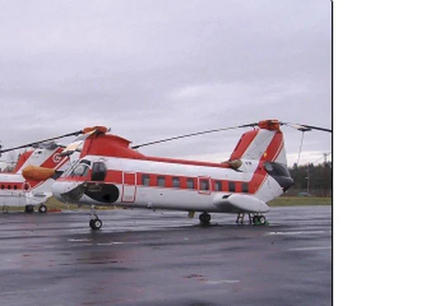 Tandem rotor helicopters.