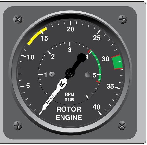 Rotor tachometer operating limitations.