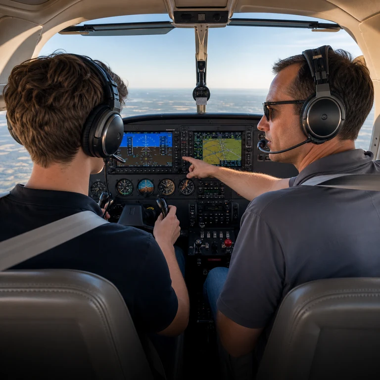 Flight instructor training imagery from CFI Notebook