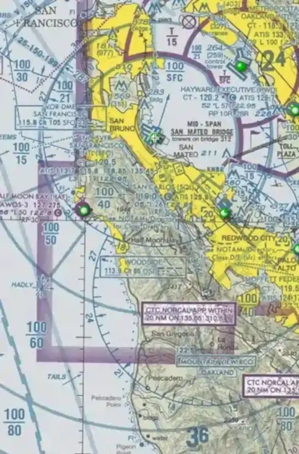 Picture of San Francisco (KSFO) Class Bravo Airspace