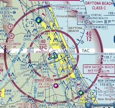 Daytona Beach Class Charlie Airspace
