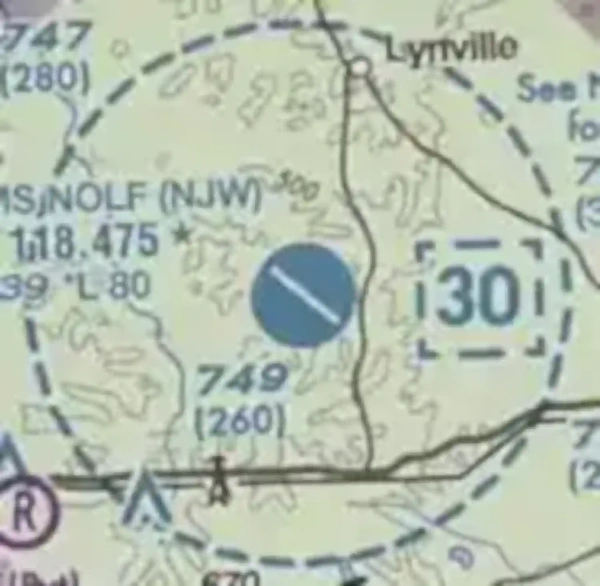 Picture of Joe Williams (KNJW) Class Delta Airspace