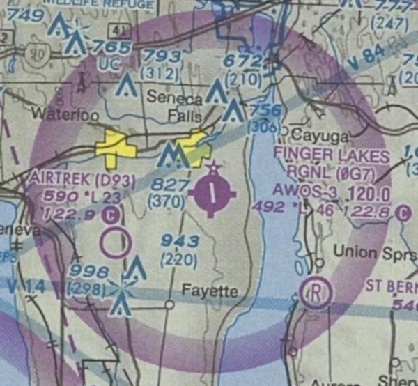 Picture of Sectional Chart Transition Area