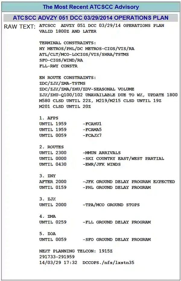 OIS Advisory Example