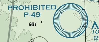Prohibited Airspace (Sectional Chart)