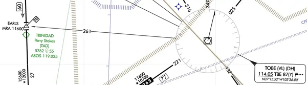 Skyvector.com, Minimum Reception Altitude Symbology Example