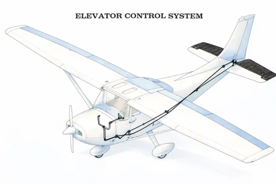 Cessna-172N Elevator System