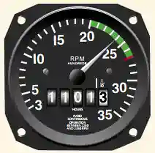 Pilot Handbook of Aeronautical Knowledge, Tachometer