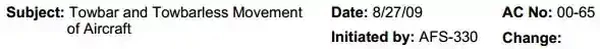 Advisory Circular Header