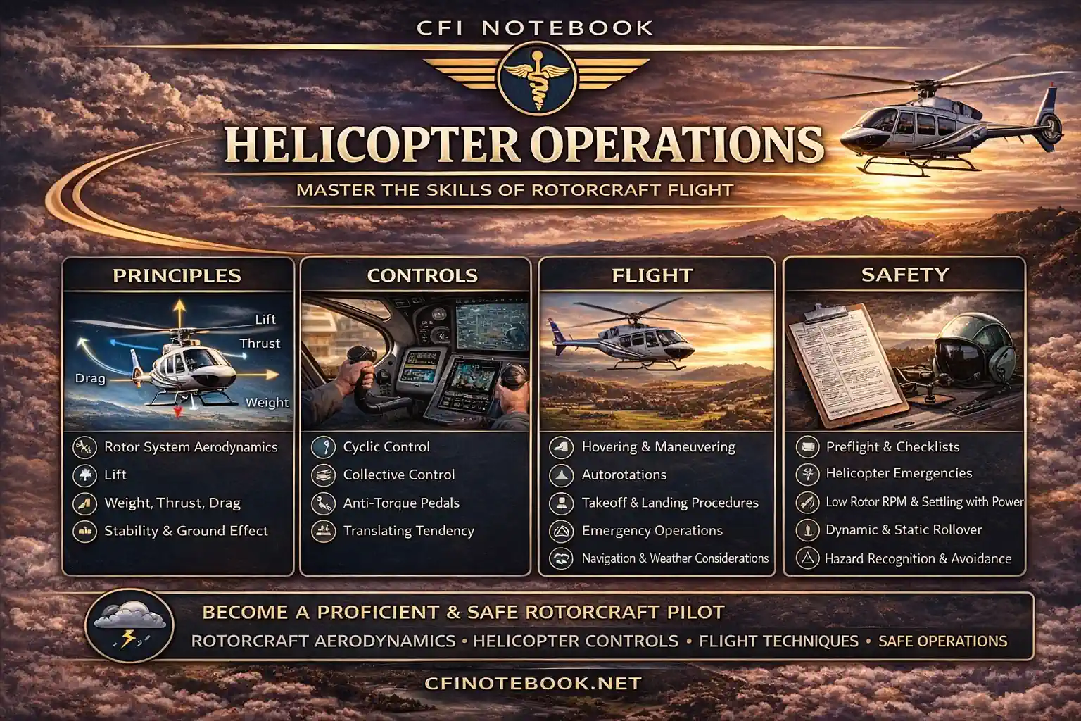 Scenario illustration for Helicopter Operations.