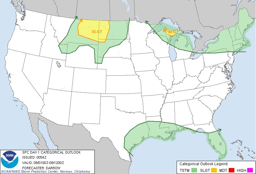 Convective Outlook Chart