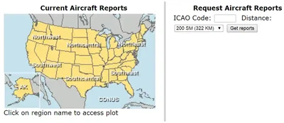 AviationWeather.gov PIREP Query